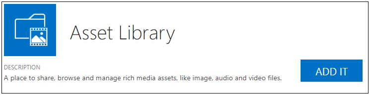Asset Library