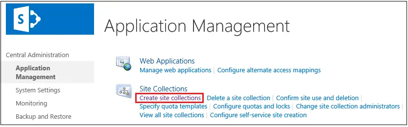 Create site collection navigation