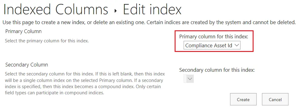 edit index