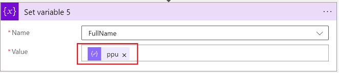 complicated json set variableA