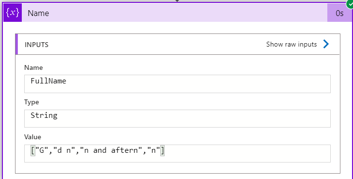 logicapp split output