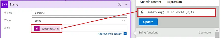 logicapp substring