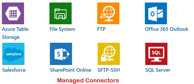 logicapps managed connectors