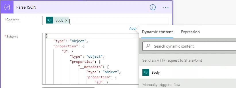 MS Flow REST API Read Operation JSON