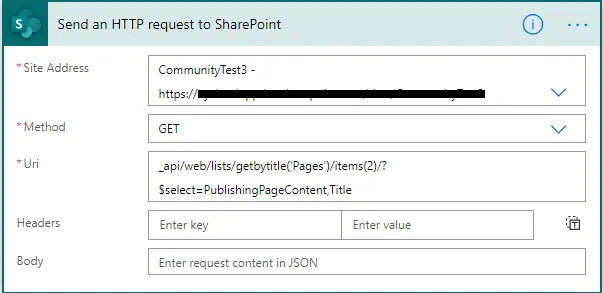 MS Flow REST API Read Operation