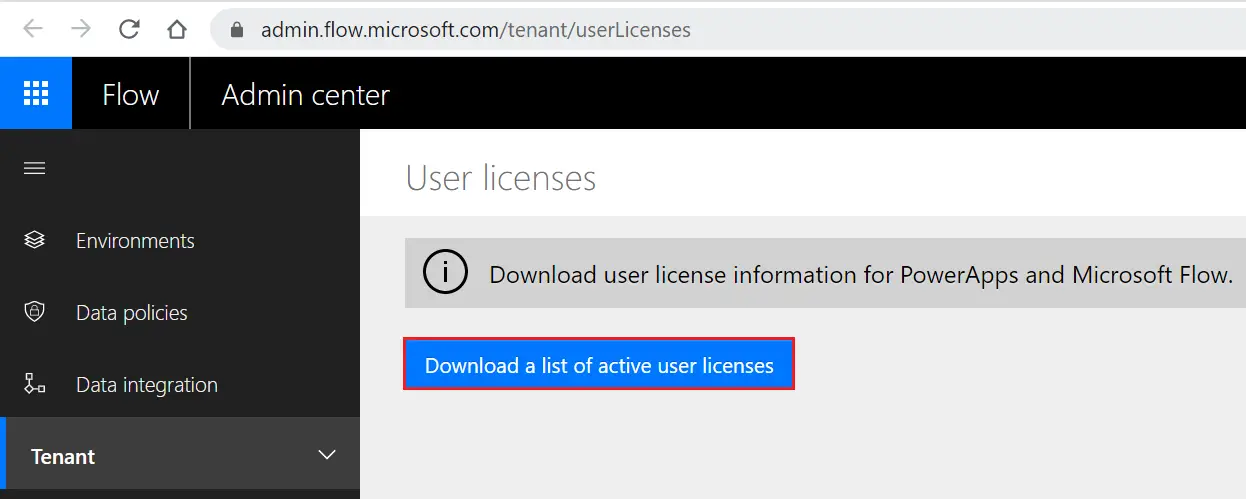 MS flow user license