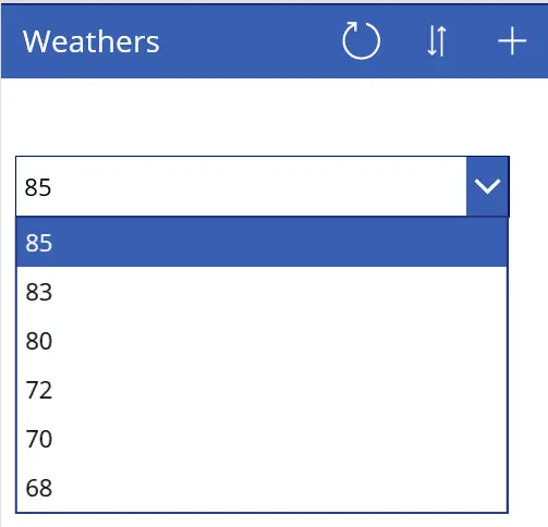 PowerApps sort dropdown alphabetically2