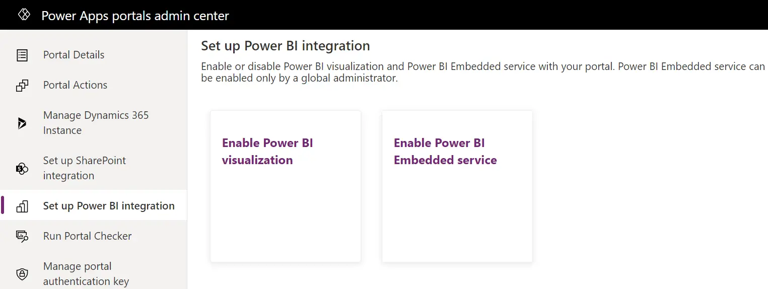 Set up Power BI integration