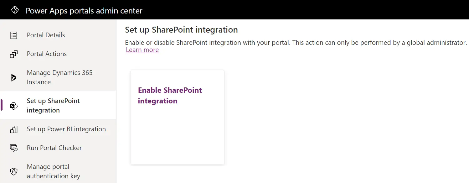 Set up SharePoint integration