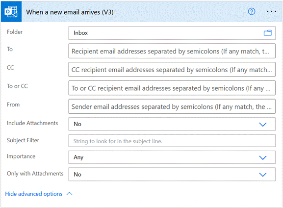 How to automate emails in outlook using power automate