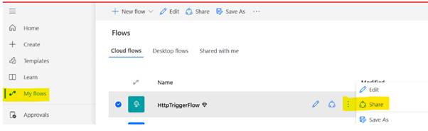 how to change owner of power automate flow
