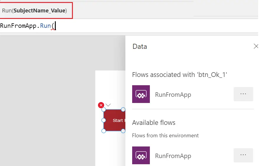 floaw parameters in app