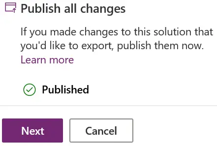 powerapps solution export screen2