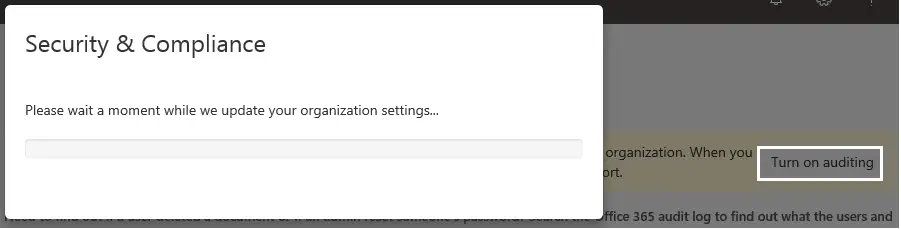SharePoint Online Audit logs Turn On Unified Audit logs