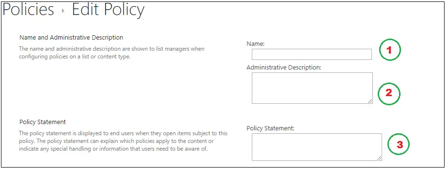 Site Collection Edit Retention Policy