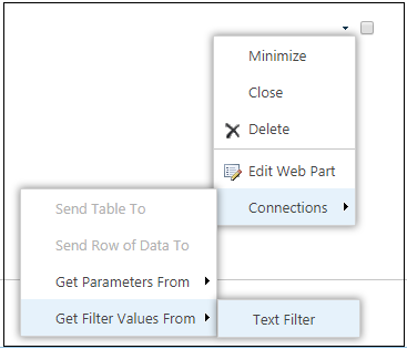 Text filter webpart connection-2