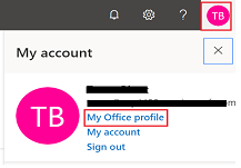 Update profile in Office Delve for SharePoint Online