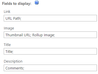 cqwp Fields To display