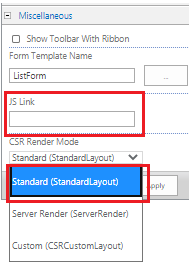 csr render mode edit forms