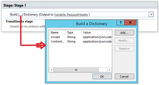 dictionary values