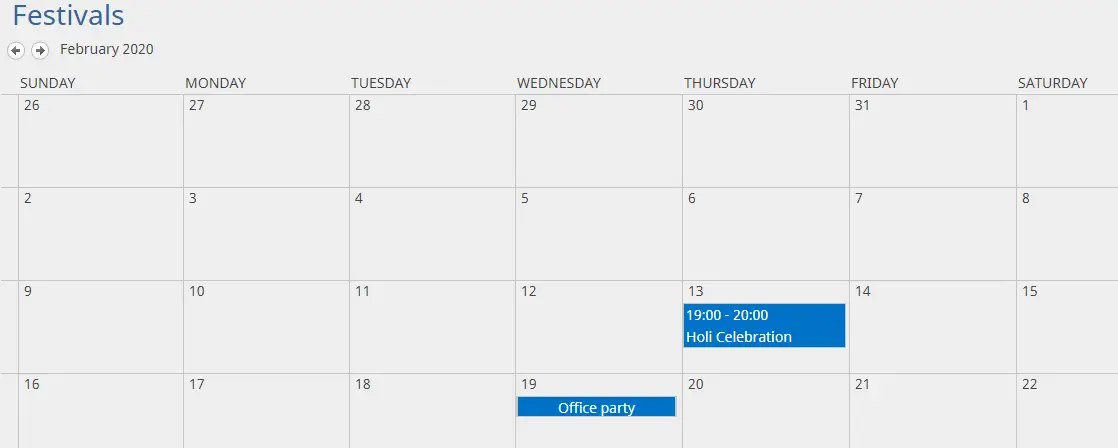 outlook event synced in sharepoint