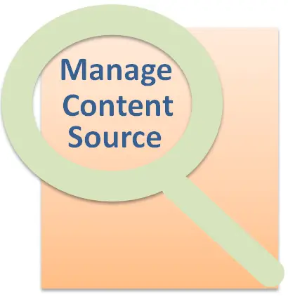 Search Service Application - Manage Content Sources